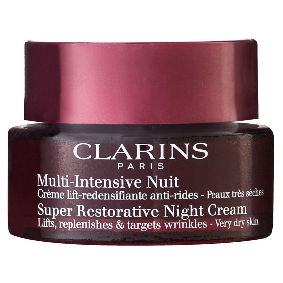Clarins Super Restorative Night Cream Crema de noapte antirid pentru ten matur pentru piele foarte uscata fara ambalaj